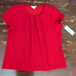 Red Liz Claiborne blouse size extra large